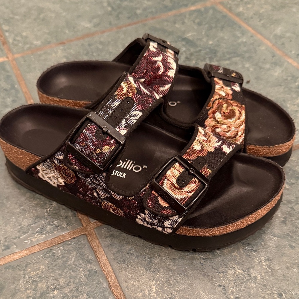 Birkenstock Papillio Floral Pattern Sandals